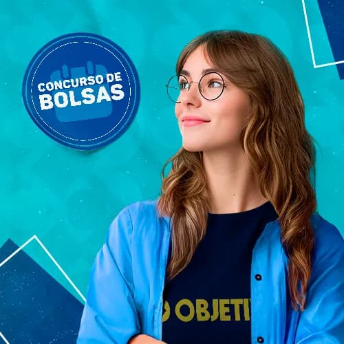 Concurso de bolsas com prova agendada presencialmente, seguindo todos os protocolos de segurança.