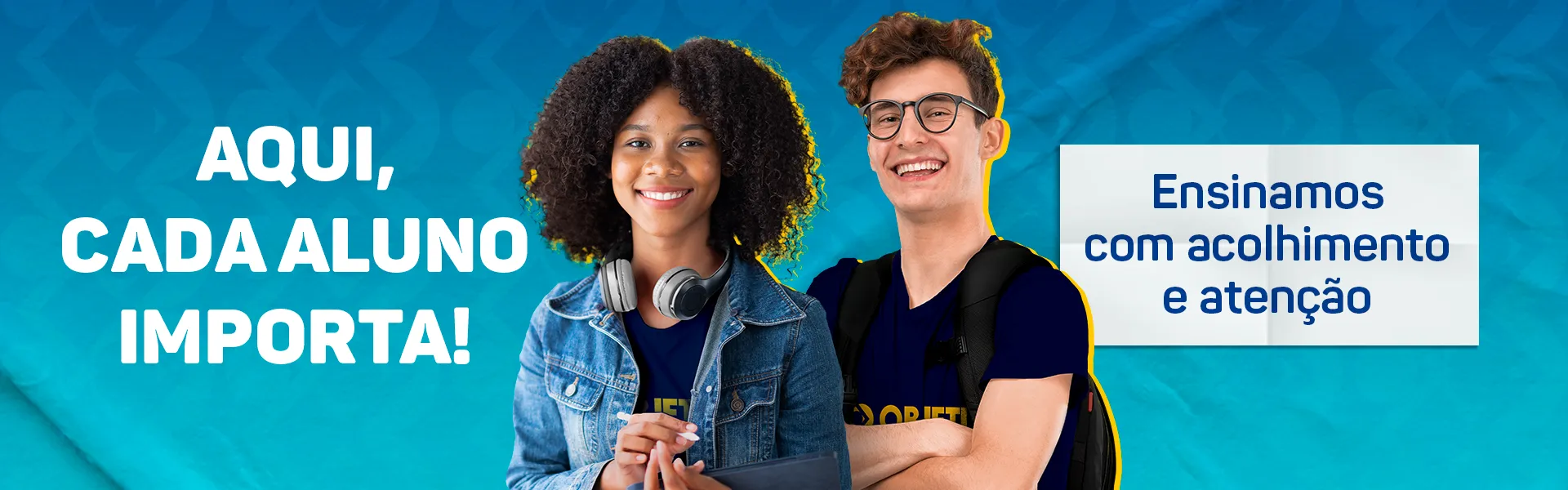 Nosso sistema de ensino tem sempre como foco na qualidade e o desenvolvimento completo dos alunos.
