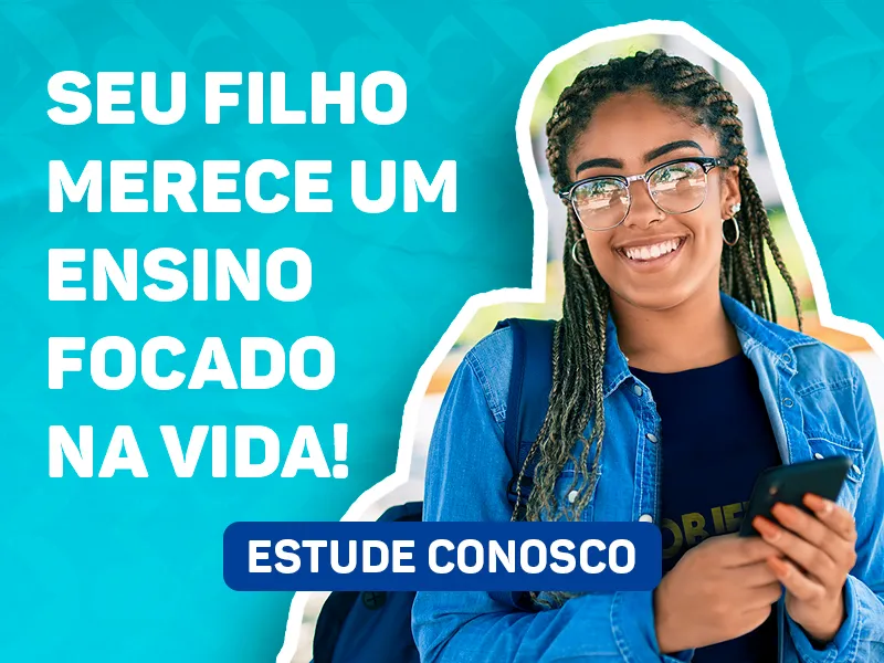 Ensinamos seu filho com um ensino além da escola, ensinamos ele para a vida.